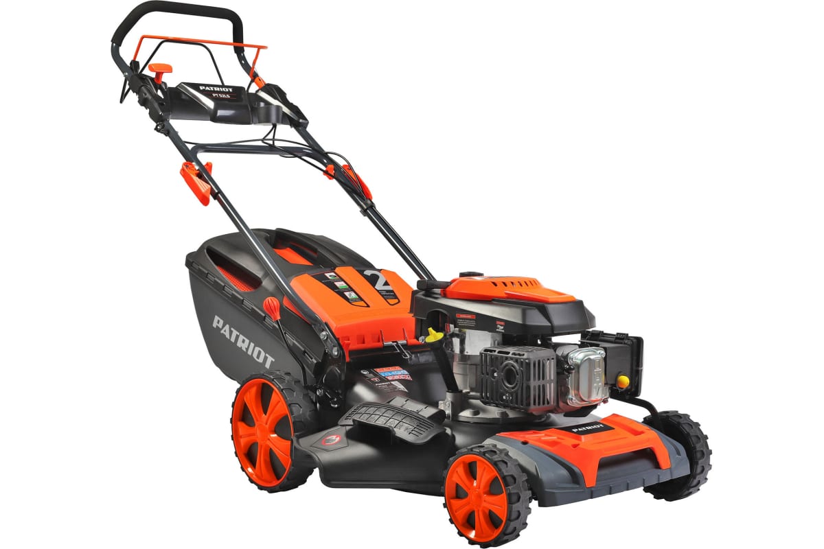 Бензиновая газонокосилка PATRIOT PT 52LS, 200 сс, 51 см, привод, мульчирование, штуцер для подключения воды 512109024